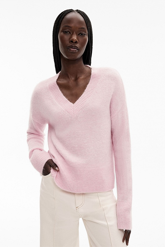 Tactile V Neck Knit