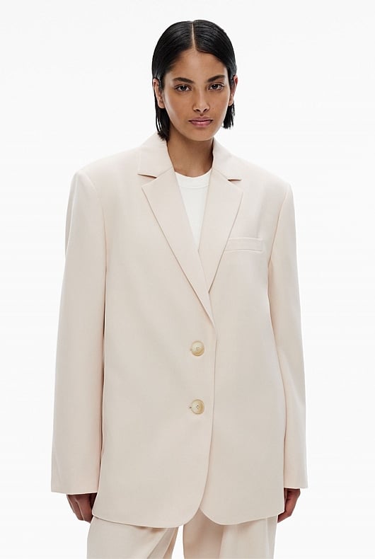 Boxy Single-Breasted Blazer