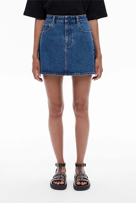 Denim Mini Skirt