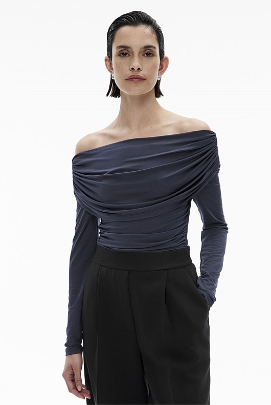 Draped Asymmetric Top