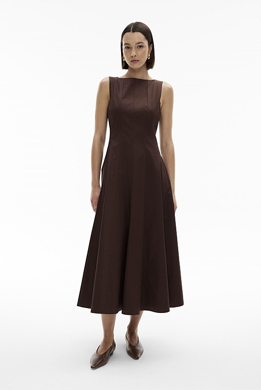 Panelled Midi Dress