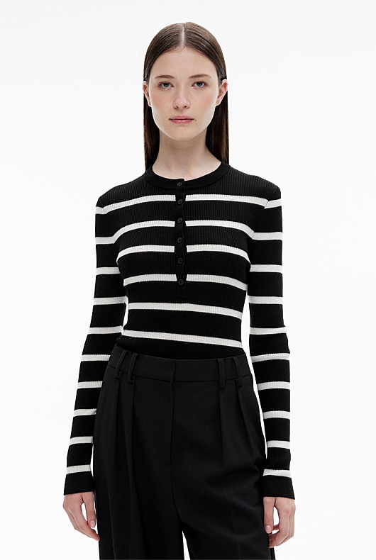 Henley Knit