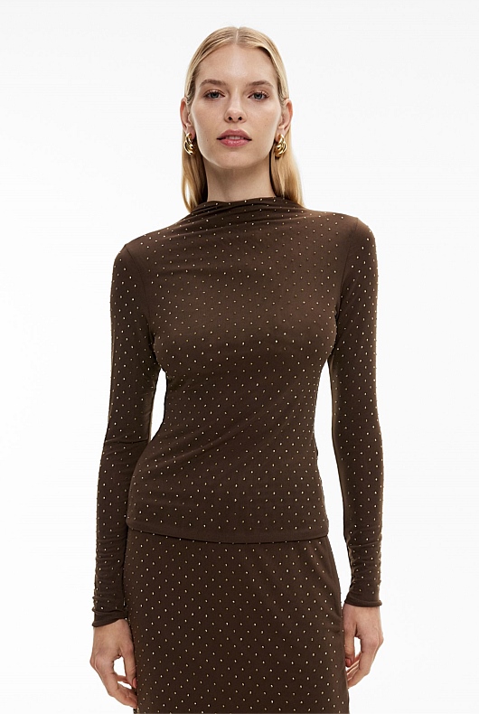Sparkle Mesh Top
