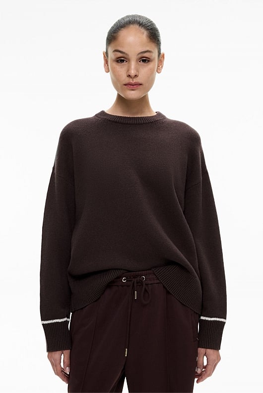 Contrast Detail Knit