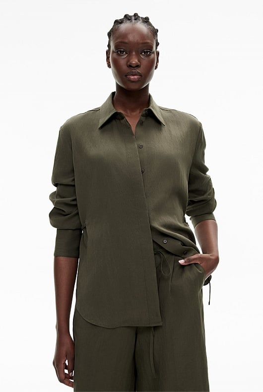 Cinched Waist Shirt