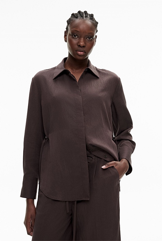 Cinched Waist Shirt