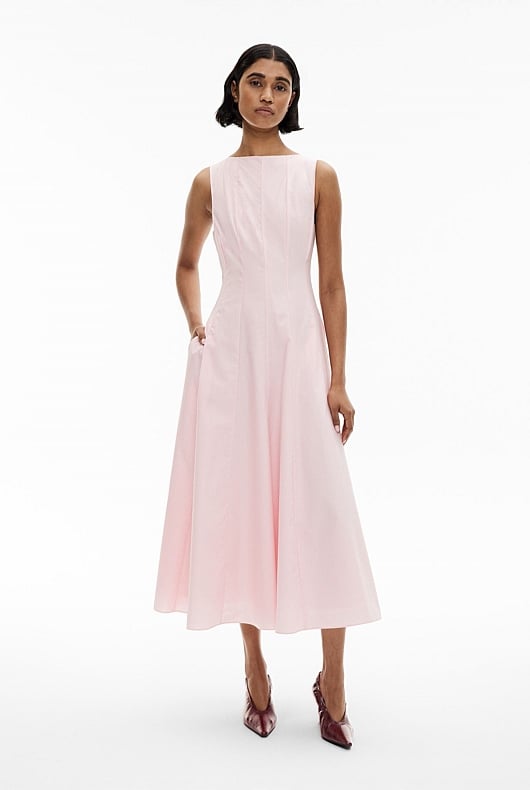 Panelled Midi Dress