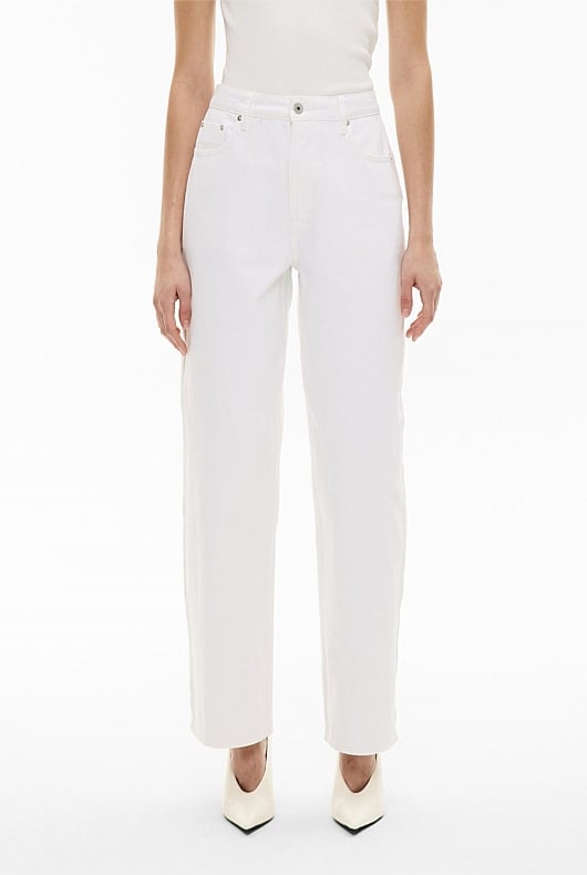 Zip Denim Jeans