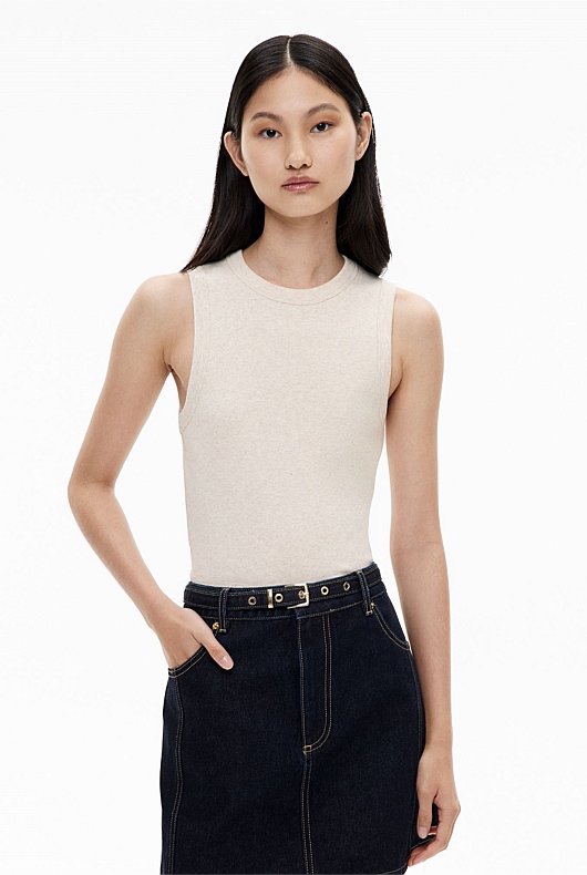 Crew Rib Tank Top