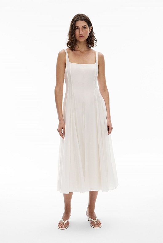 Seam Godet Dress