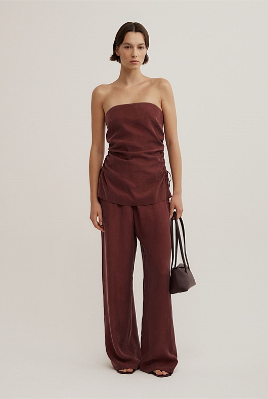 Pull On Cupro Pants