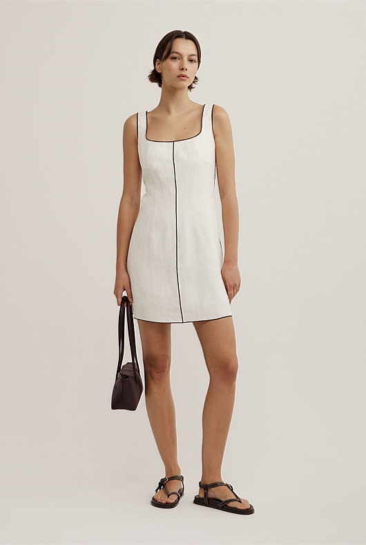 Contrast Stitch Dress