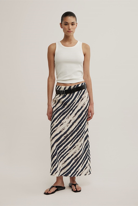 Bias Cupro Skirt