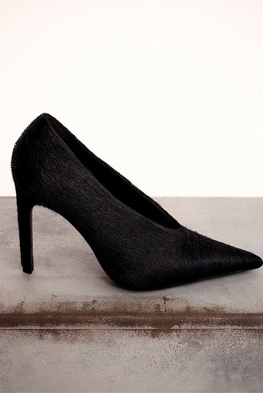 High Vamp Pump Heels