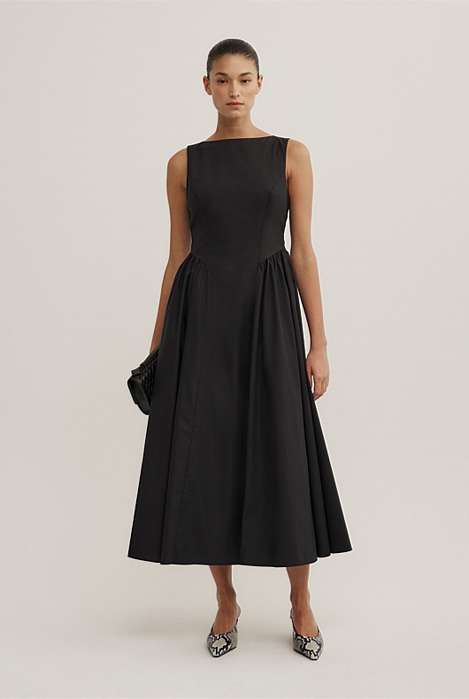 Basque Panel Dress