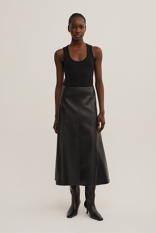 PU Panel Skirt