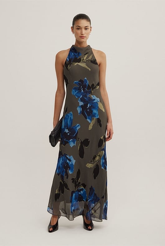 Floral Halter Dress