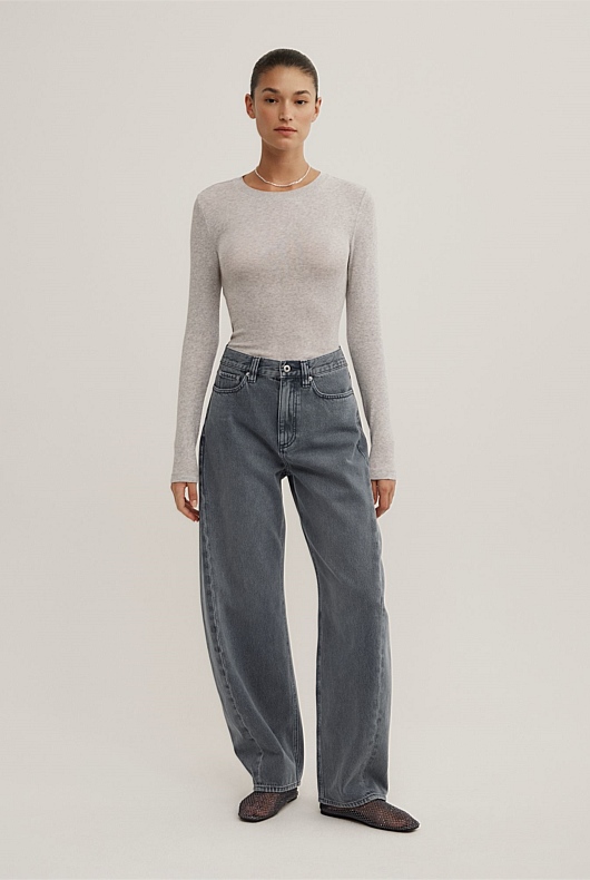 Barrel Leg Jeans