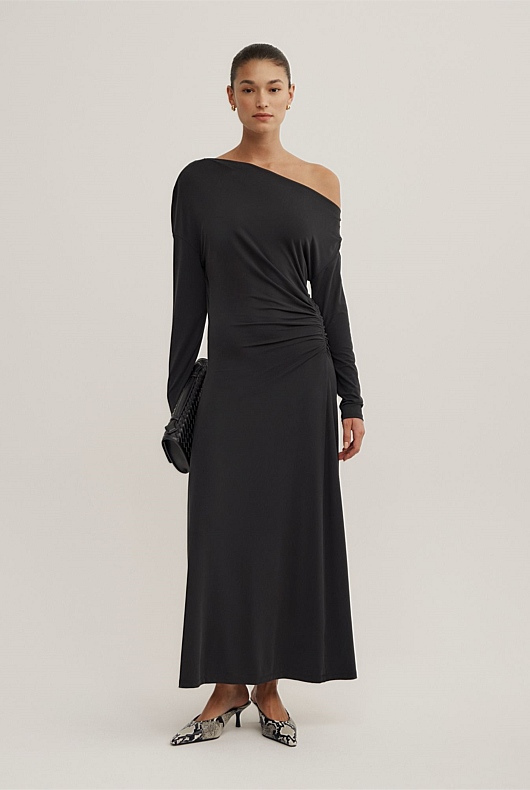 Long Sleeve Off Shoulder Dress