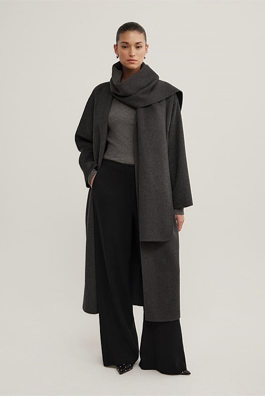 Long Scarf Coat