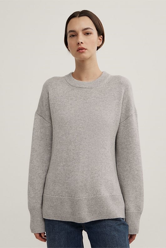 Relaxed Crew Neck Knit