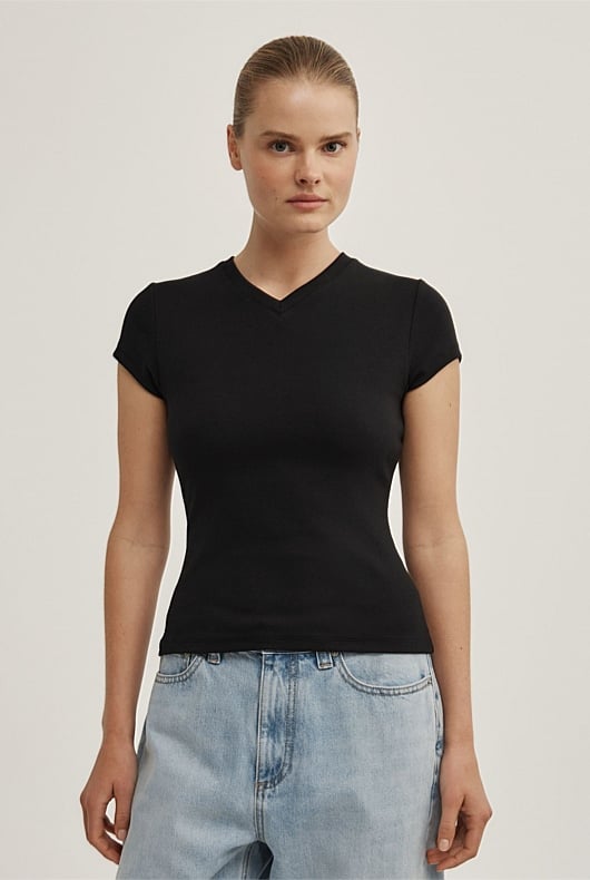 High V-Neck T-Shirt