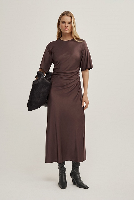Tuck Waist Dress
