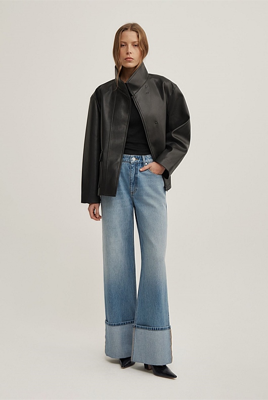 Cuff Detail Jeans