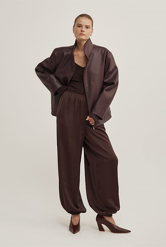 Satin Balloon Pant