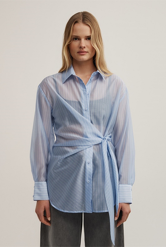 Button Tie Up Shirt