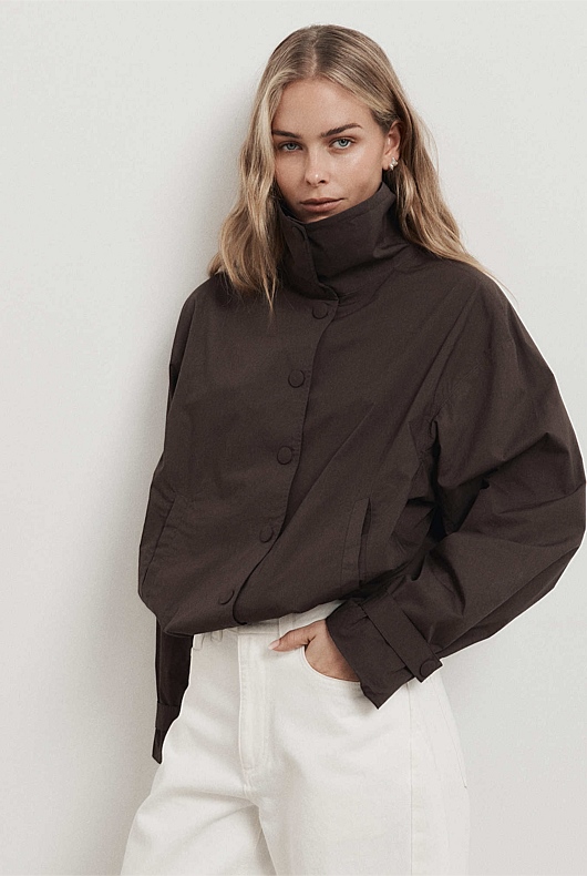 Poplin Funnel Jacket