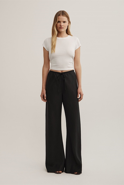 Bias Linen Pant