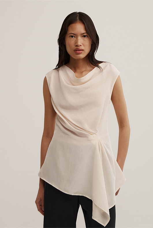 Tuck Drape Shirt