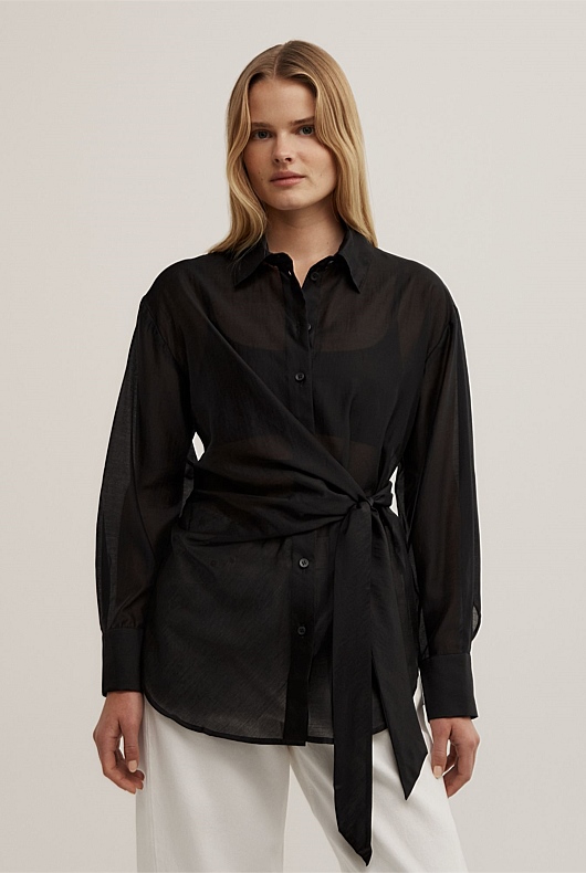 Button Tie Up Shirt