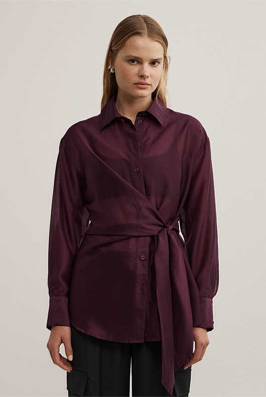 Button Tie Up Shirt