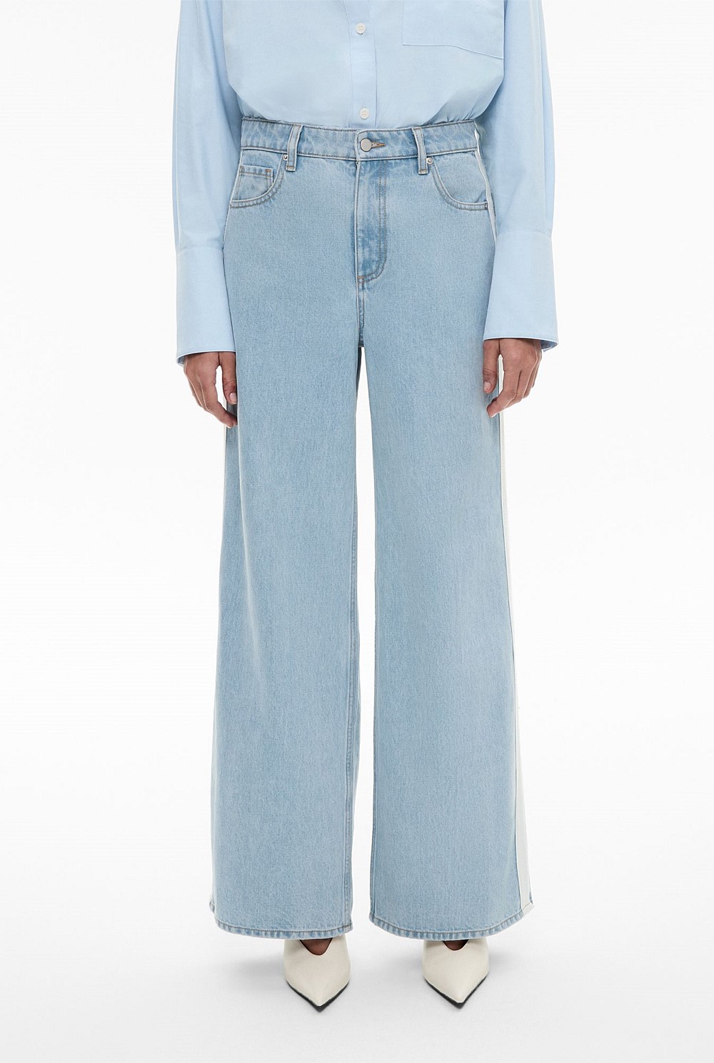 Denim Side Stripe Jeans
