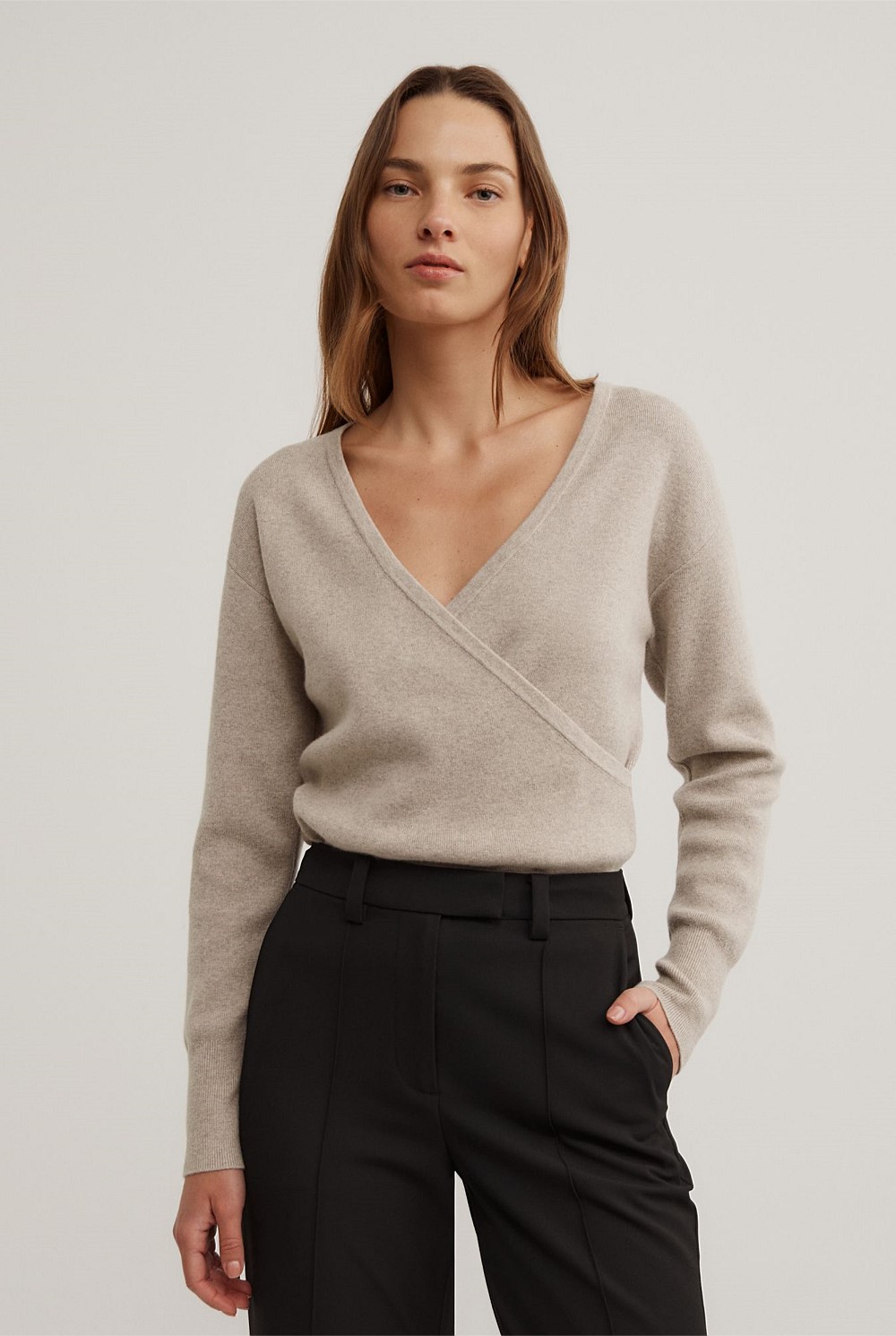 Wrap Front Knit