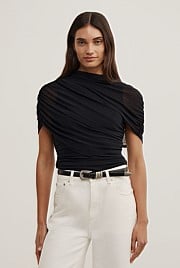Mesh Cape Top