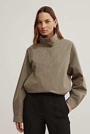 Funnel Zip Through Jacket