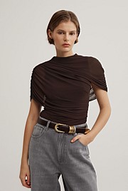 Mesh Cape Top