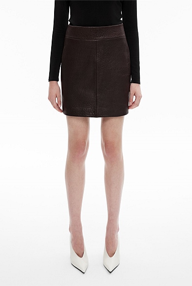 Leather Mini Skirt