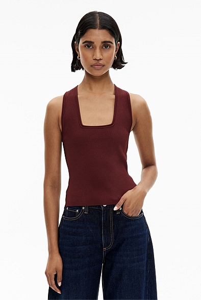 Top DDP Bordeaux Taille 42 (FR) / XL (US) - Col Boutonné, Neuf Avec étiquette