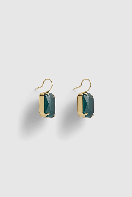 Soft Gold Large Crystal Earring - Women's Earrings | Witchery