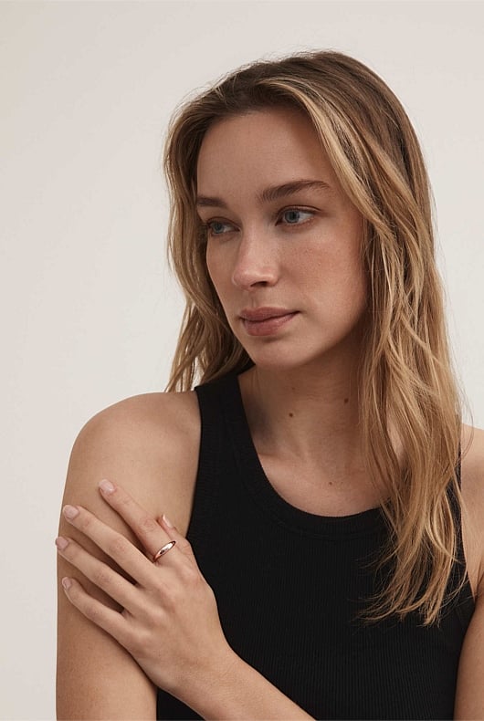 Rose Gold Skinny Signet Ring Women s Rings Witchery rose-gold-skinny-signet-ring-women-s-rings-witchery