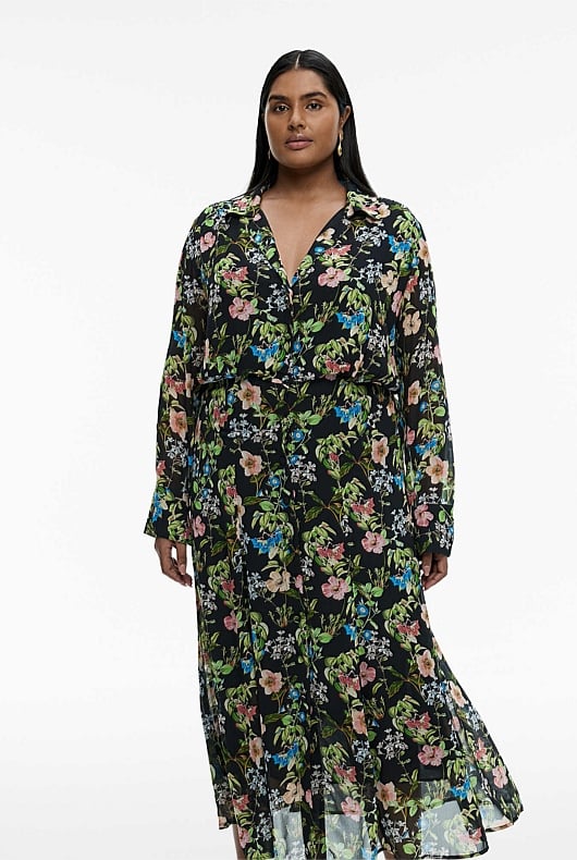 Raven Botanical Maxi Dress - Women's Christmas Party Dresses | Witchery