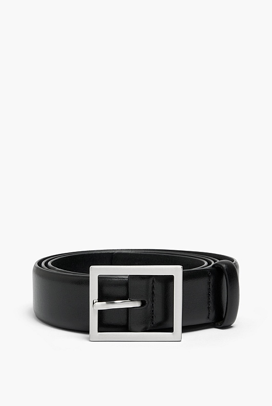 Black Sharp Buckle Belt - Women's Best Sellers | Witchery