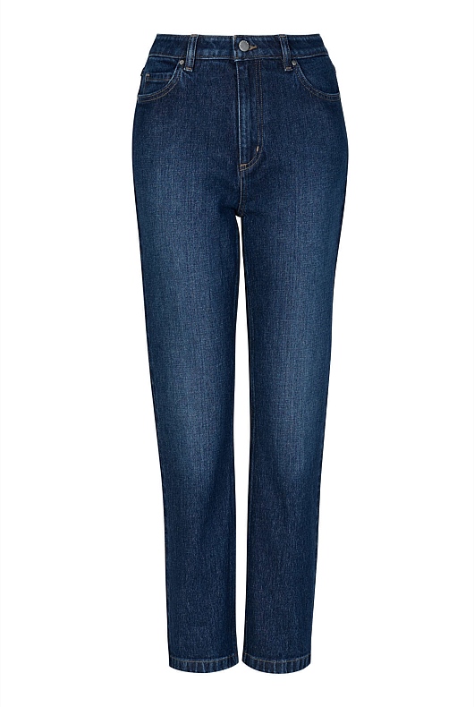 Dark Indigo Slim Straight Jean - Women's Straight Leg Jeans | Witchery