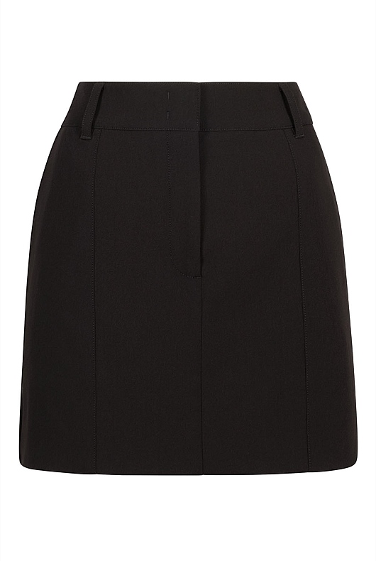 Black Seam Detail Mini Skirt - Women's Mini Skirts | Witchery