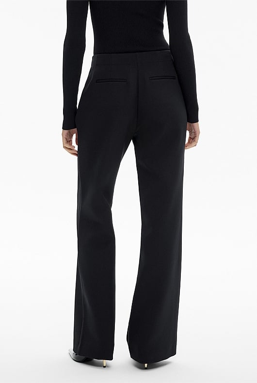 Black Exposed Dart Pant - Women's Black Pants | Witchery