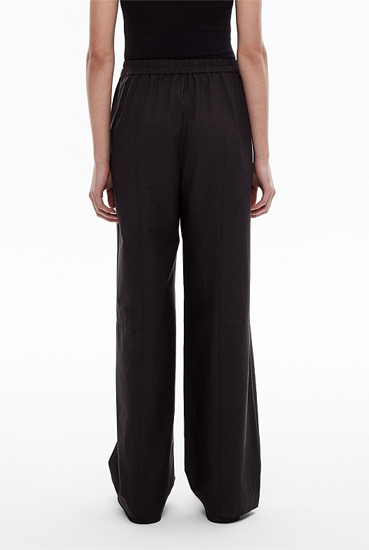 Black Utility Pull On Pant - Women's Black Pants | Witchery